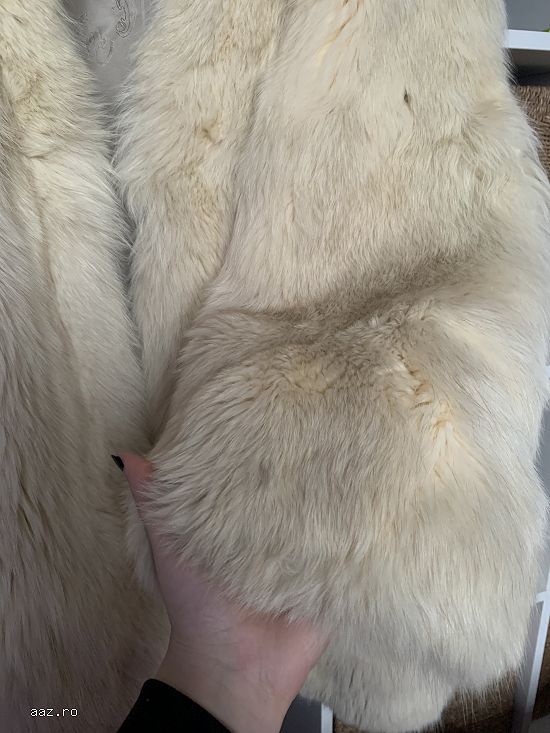 Haina de blana naturala-Vulpe Polara