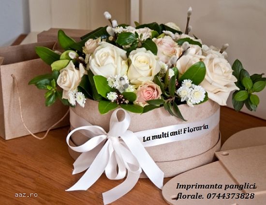 Imprimanta scriere panglici textile / PVC,   pentru florarii si cadouri personalizate.