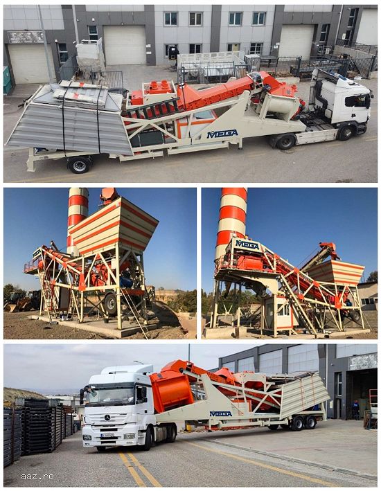 30 m³/h Mobile Concrete Plant