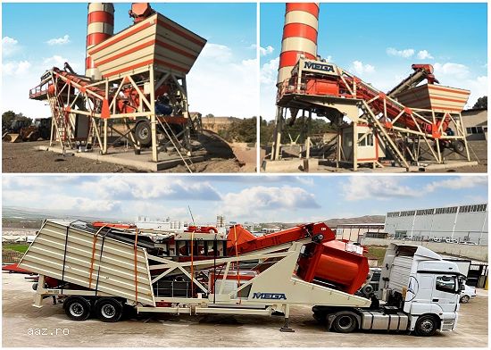 30 m³/h Mobile Concrete Plant