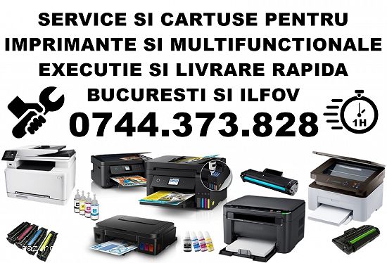 Reparatii si cartuse imprimante,   multifunctionale,   copiatoare in Bucuresti si Ilfov !