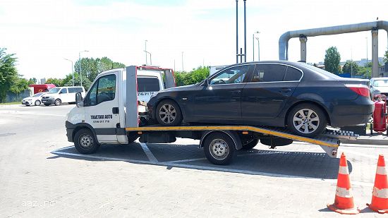 Tractare auto,   platforma auto