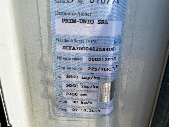 Autoutilitara N2 Iveco Eurocargo M752 SPIER model 75E18 - B-249-BBB