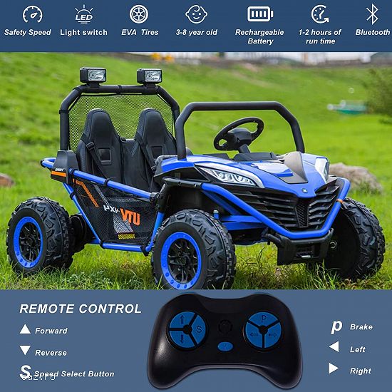 UTV electric pt. 2 copii,   Kinderauto Dune-Buggy 4x 50w 12V