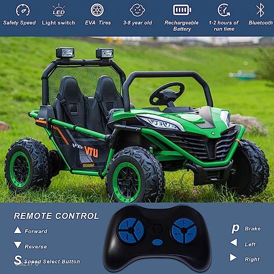 UTV electric pt. 2 copii,   Kinderauto Dune-Buggy 4x 50w 12V
