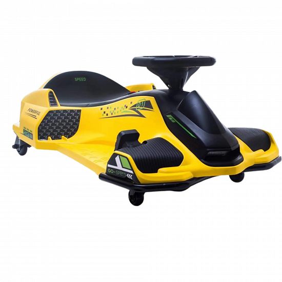 Kart electric Kinderauto BJSX2328 180W 24V cu CASCA,   Genuchiere