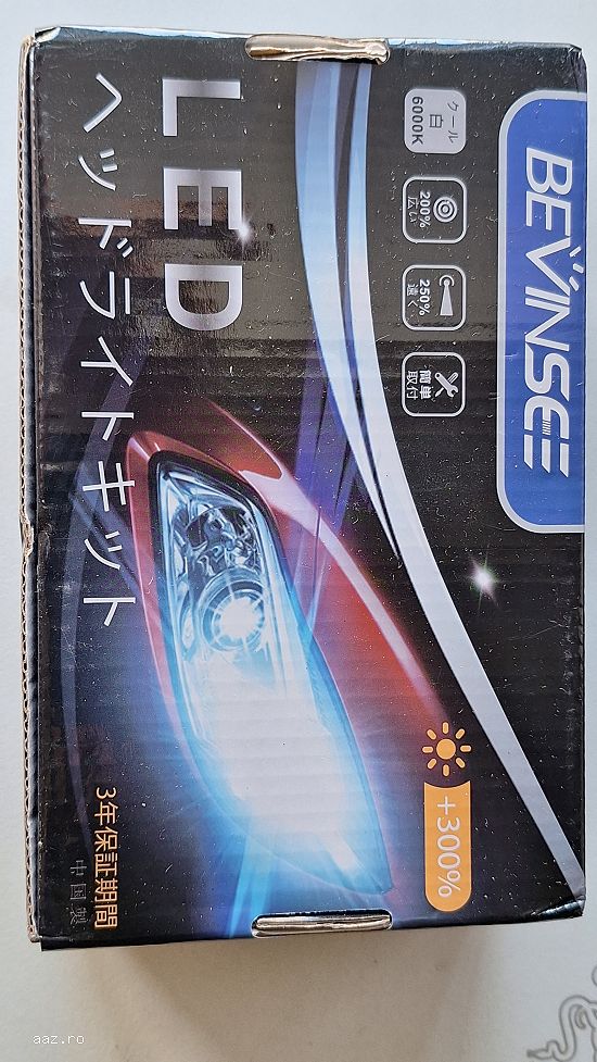 Becuri cu led H11 6000k bevinse