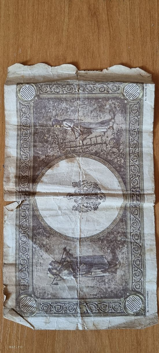 Bancnota 10000 lei din 28 mai 1946 originala
