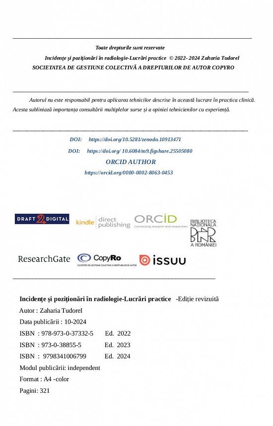 Carte pozitionari  radiologie