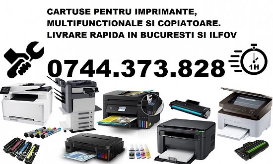 Cartuse imprimante,   multifunctionale si copiatoare in Bucuresti Ilfov .! .! . . .