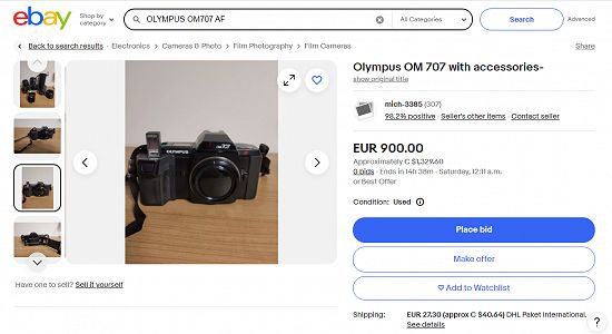 Camera vintage Certo Phot si Olympus OM707 AF
