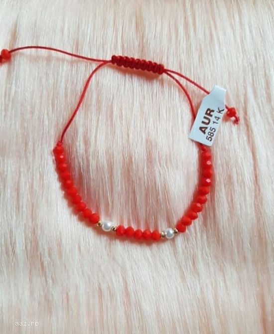 Brățări cu bile din Aur 14k