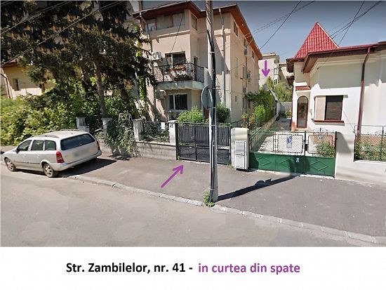 Floreasca-Lacul Tei garsonieră dublă-studio 41 mp parter la casă curte