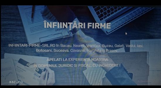 Infiintari,   mofificari firme,   gazduire sedii