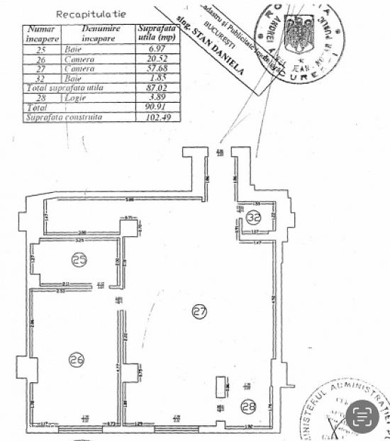 Apartament de lux,  2 camere decomandat,  91 mp,  Herastrau,  complex Persepolis,  355.000euro