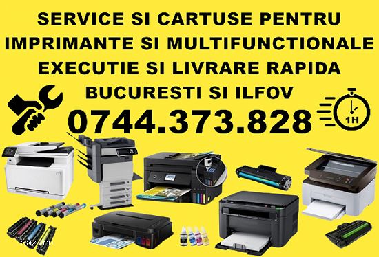 Avantajos reparatii imprimante si copiatoare cu livrare cartuse in Bucuresti si Ilfov !