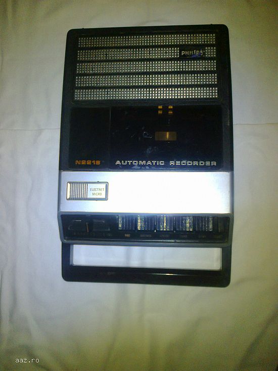 Philips N2218-01 retro vintage cassette recorder RARITATE