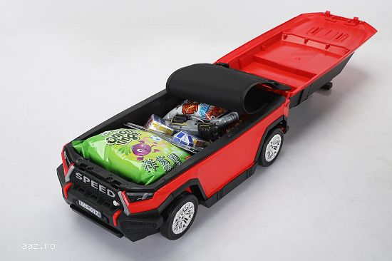 Valiza tip masinuta,    Kinderauto SPEED,    multifunctionala 2 in 1