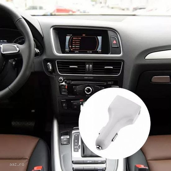 Incarcator auto 4xUSB Fast Charge 3.0 Qualcomm White
