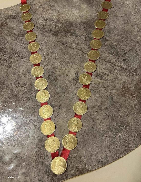 Am de vânzare monede/Galbeni Frank iosif placate cu aur,   am și mici și mari trimit oriunde în 