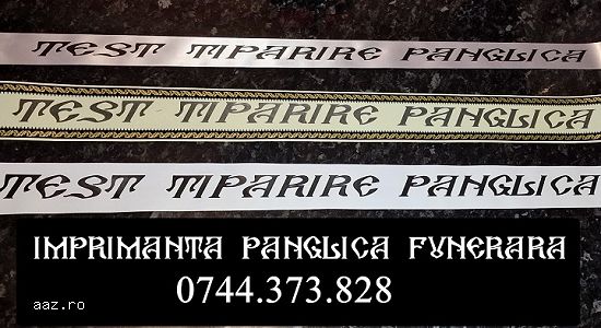 Imprimanta lente coroane funerare