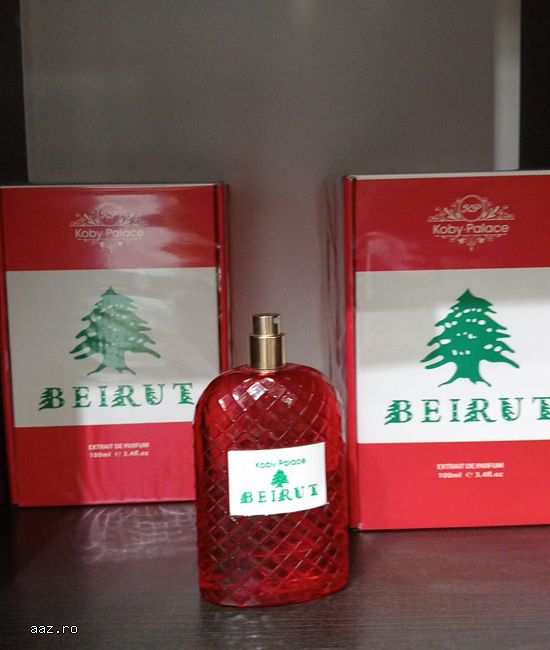 Extrat de Parfum Unisex Koby Palace Beirut,  100ml,  Aromatic Lemnos,  Rosu
