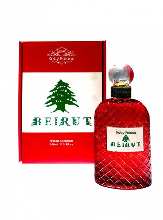 Extrat de Parfum Unisex Koby Palace Beirut,  100ml,  Aromatic Lemnos,  Rosu