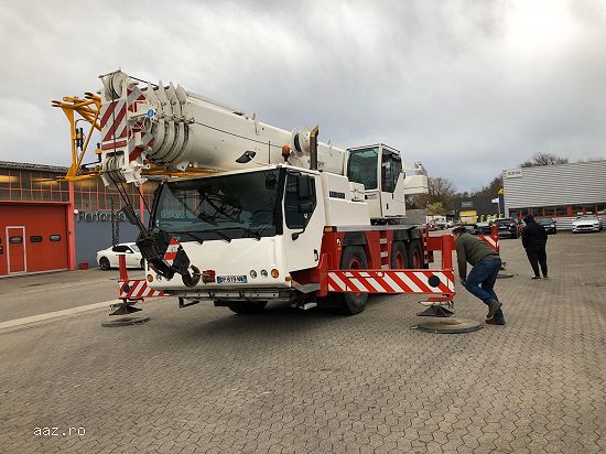 Inchiriem macara/le,    utilaje,    echipamente si camioane pentru constructii