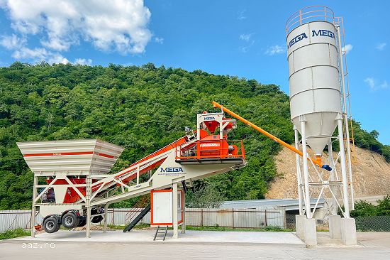 MOBILE CONCRETE BATCHING PLANT 100 m³/h – READY FOR IMMEDIATE DELIVERY