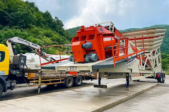 MOBILE CONCRETE BATCHING PLANT 100 m³/h – READY FOR IMMEDIATE DELIVERY