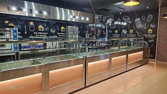 Horeca Bucuresti LINII Autoservire Vitrine CALDE si Vitrine RECI Casablanca