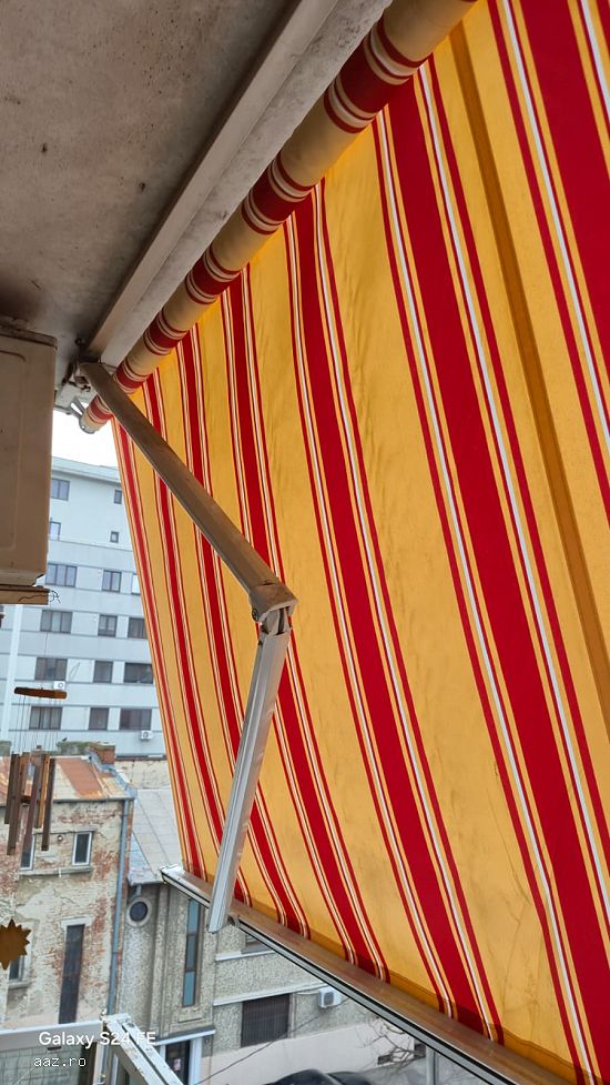 Copertina retractabila (2 buc) lungime 3m  deschidere 2,   5m