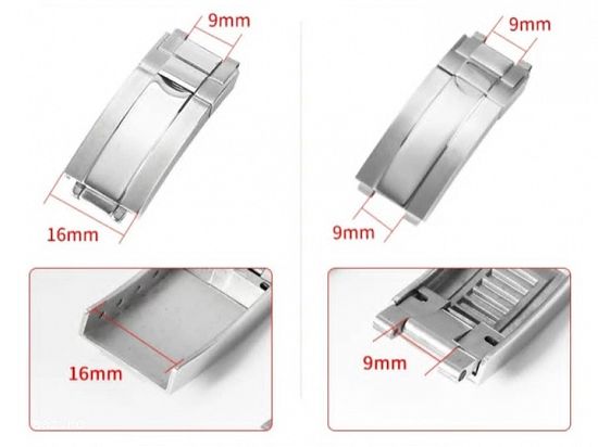 Inchizatoare curea Rolex argintie si galbena, scris logo pe ea, interior-exterior.-Tel. 0764.533.165
