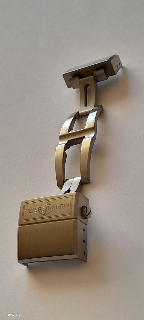 Inchizatoare curea Ulysse Nardin ,  argintie sau galbena si curele Ulysse Nardin.-Tel.0764.533.165.
