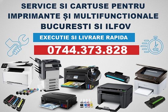 Reparatii imprimante si copiatoare cu livrare cartuse in Bucuresti si Ilfov urgent !