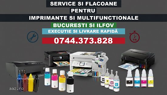 Interventie rapida pentru reparatii imprimante si copiatoare in Bucuresti si Ilfov !.