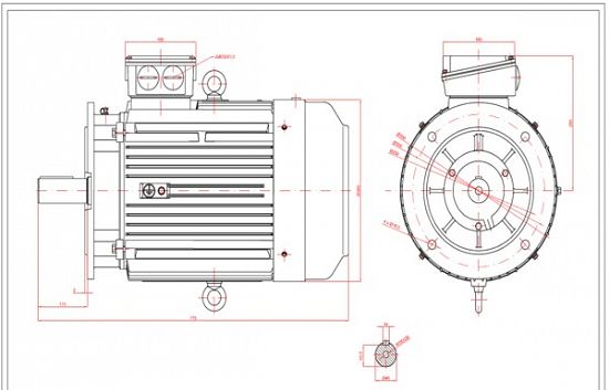 Motor electric trifazat 11kw 3000rpm 160 B5