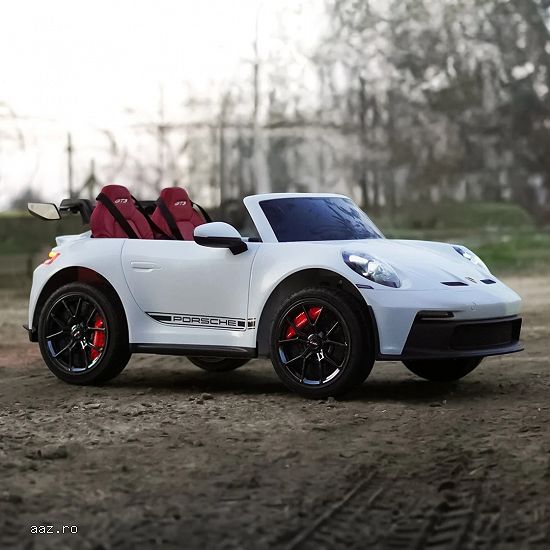 Masinuta electrica pentru 2 copii,    Porsche 911 GT3,    320W,    24V 14Ah
