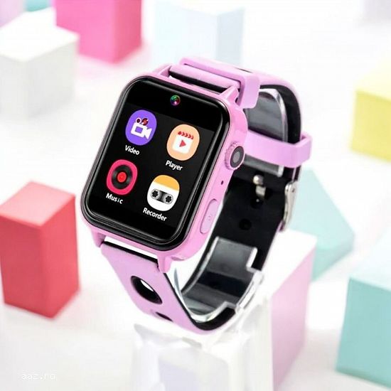 SmartWatch pentru Copii,  XO H120,  Aplicatii multiple,  450mAh Memorie 32Mb RAM,  Violet