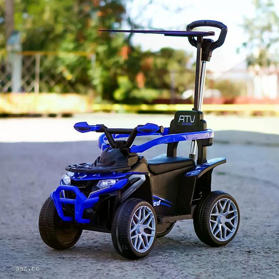 ATV electric cu maner 4 in 1,    Kinderauto Hercules 35W 6V,    telecomanda