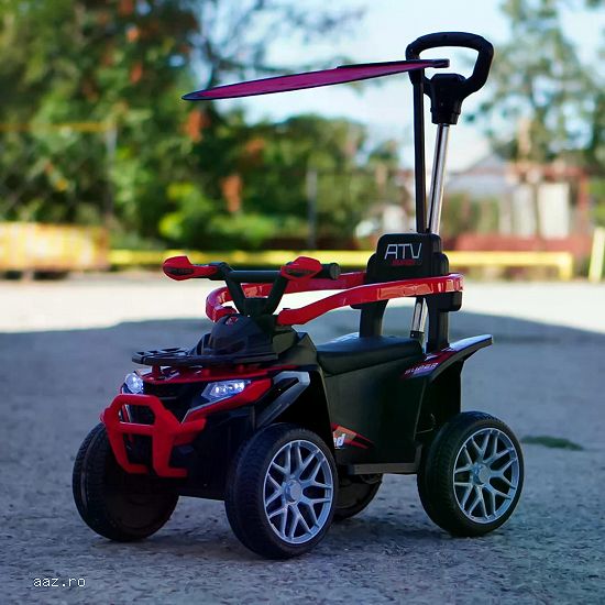 ATV electric cu maner 4 in 1,    Kinderauto Hercules 35W 6V,    telecomanda