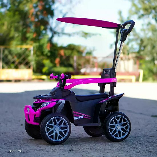 ATV electric cu maner 4 in 1,    Kinderauto Hercules 35W 6V,    telecomanda
