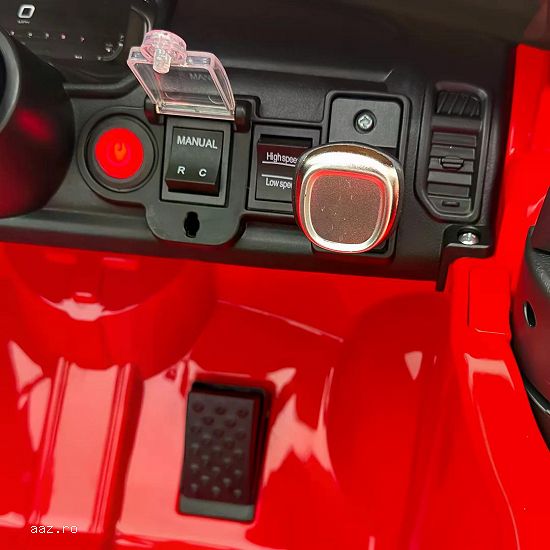 Masinuta electrica pompieri,    DODGE RAM 1500 RHO,    4x35W,    12V 10Ah