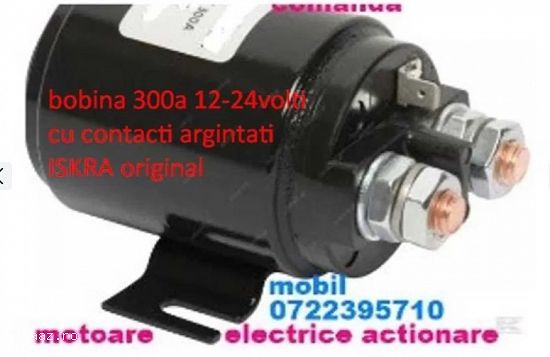 Starter,     solenoid,     bobina cuplare,      heblu de 150A -300a 12/24v basculare