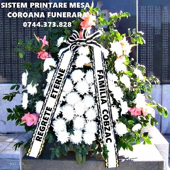Imprimanta panglici lente funerare profesională – pompe funebre