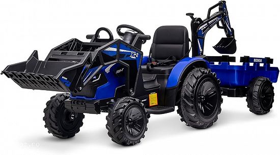Tractor electric Kinderauto 720-T,   2x 45W 12V,   cupa si incarcator