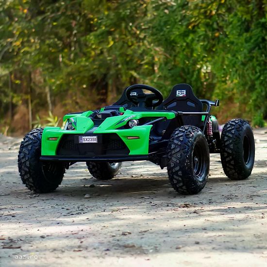 Buggy electric Kinderauto General,     800W 48V 20Ah,     roti gonflabile