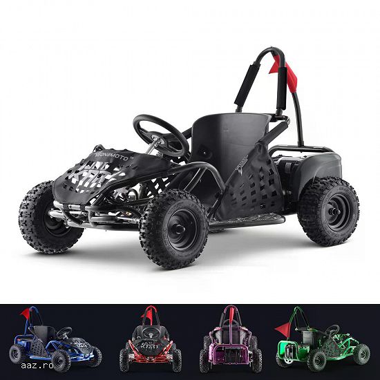 Kart electric pentru copii Kinder ecoGokart 1000W,   baterie 48V