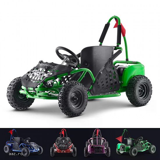 Kart electric pentru copii Kinder ecoGokart 1000W,   baterie 48V
