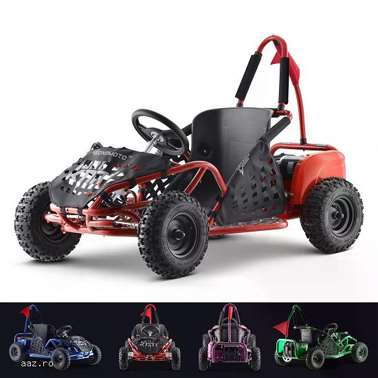 Kart electric pentru copii Kinder ecoGokart 1000W,   baterie 48V